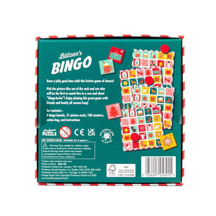 Blitzen's Festive Bingo