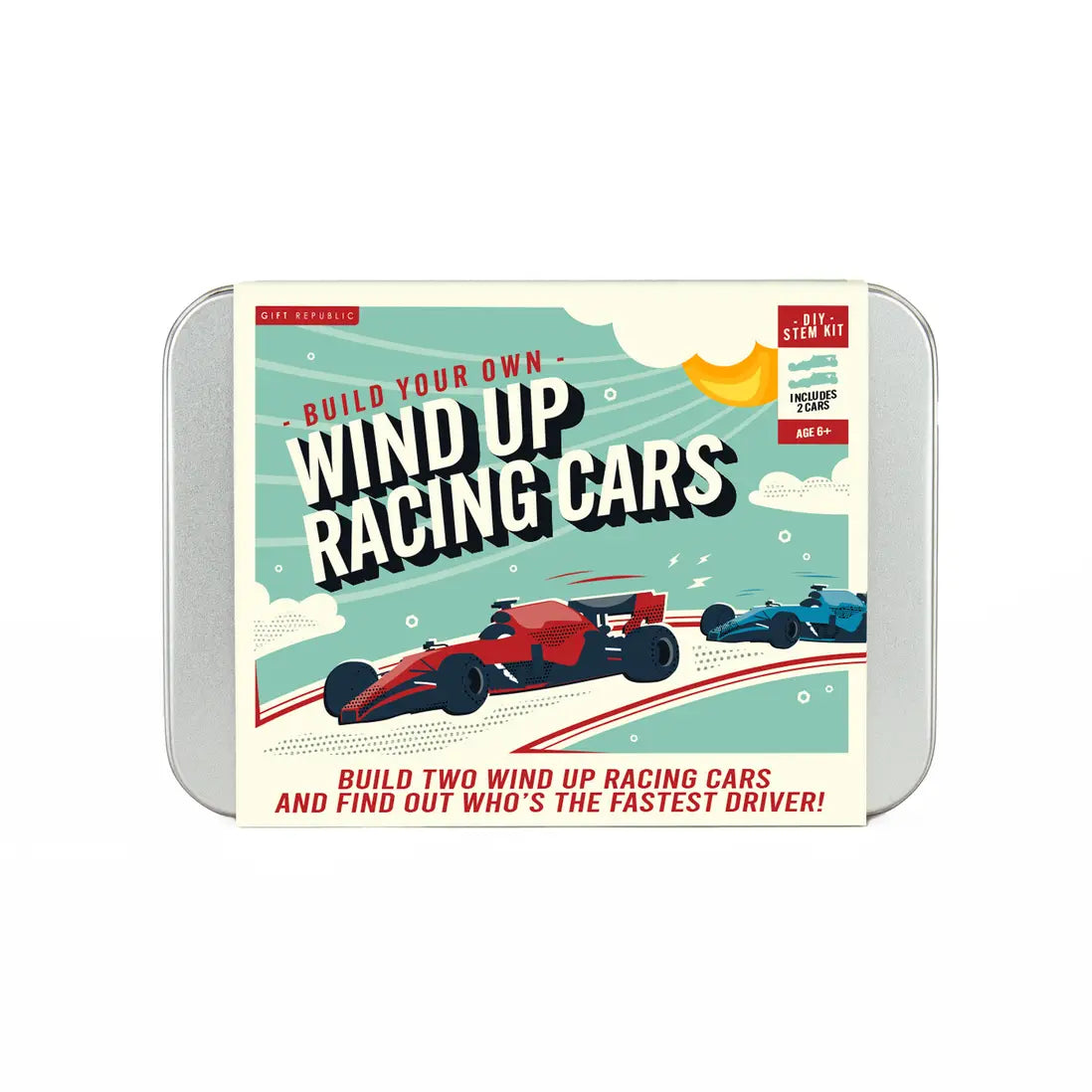 Build Your Own Wind-Up Race Cars