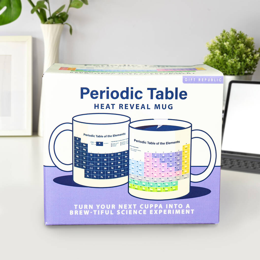 Periodic Table Heat Reveal Mug