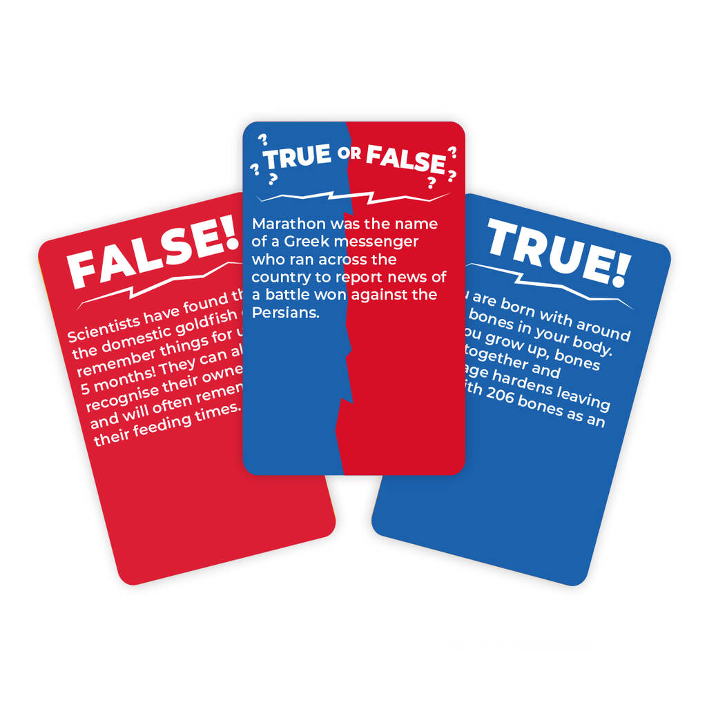 True or False Trivia Game