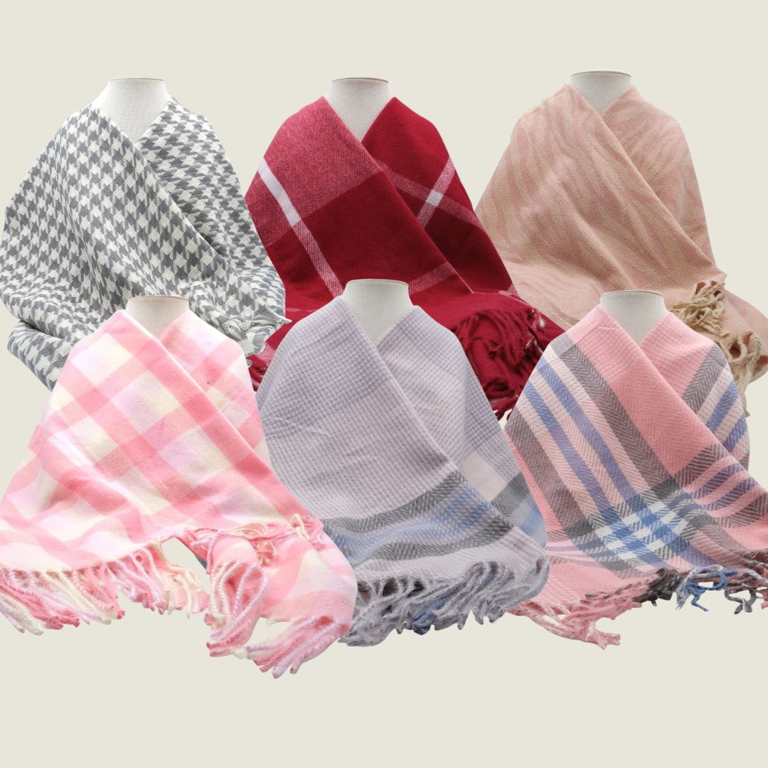 Cosy Ladies' Pashmina Scarves (assorted)