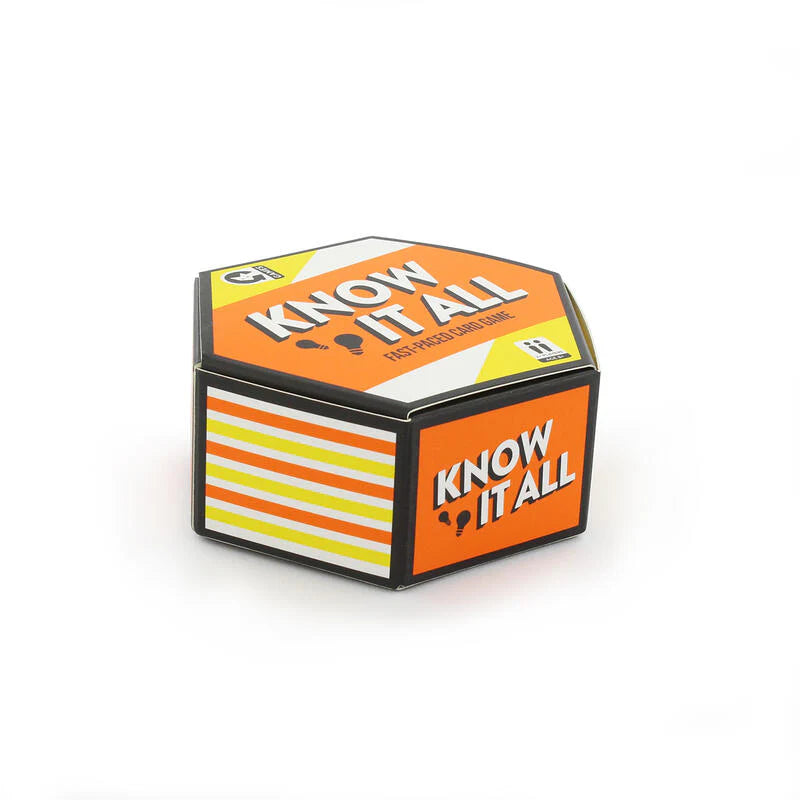 "Know It All" Fast-Paced Card Game