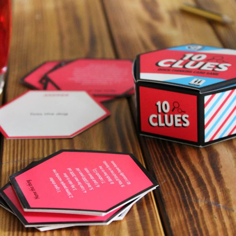"10 Clues" Quick-Thinking Card Game