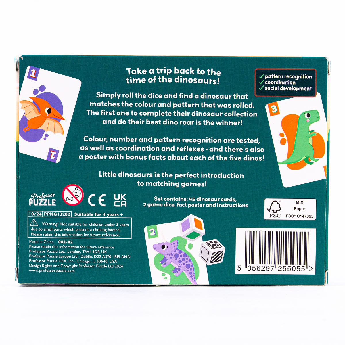 "Little Dinosaurs" Kids' Card Game