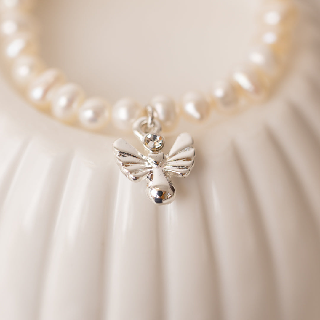 Freshwater Pearl Christening Keepsake Bracelet (assorted)
