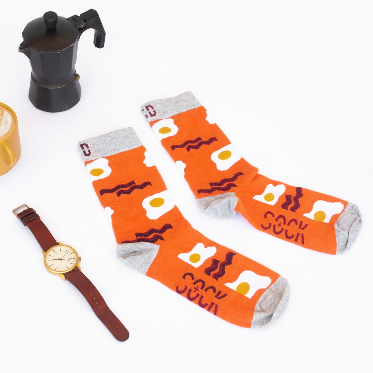 Men's Bacon & Egg Socks