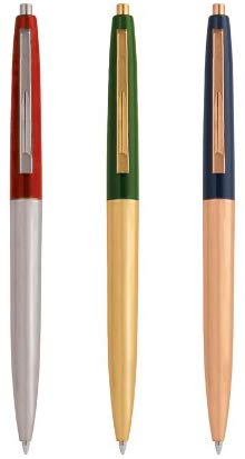 Retro Metal Pens (Set of Three)