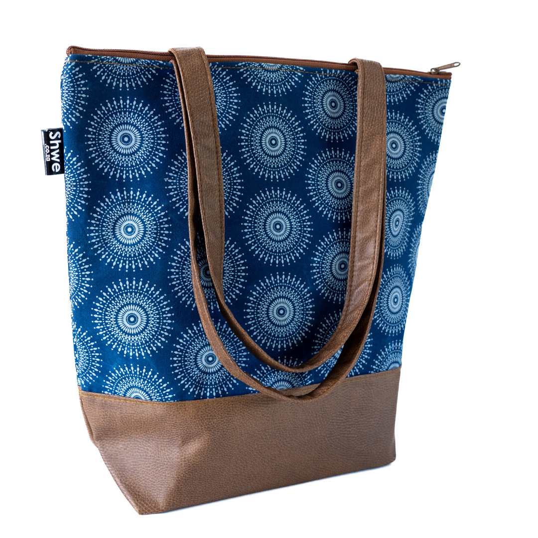 Shwe Leather-Look Tote Bag