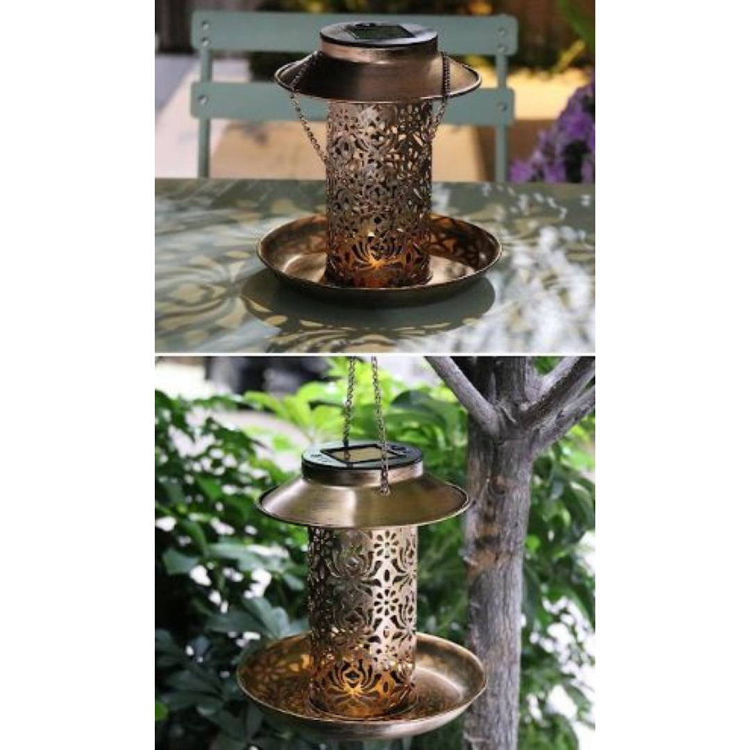 Bird Feeder with Solar Light