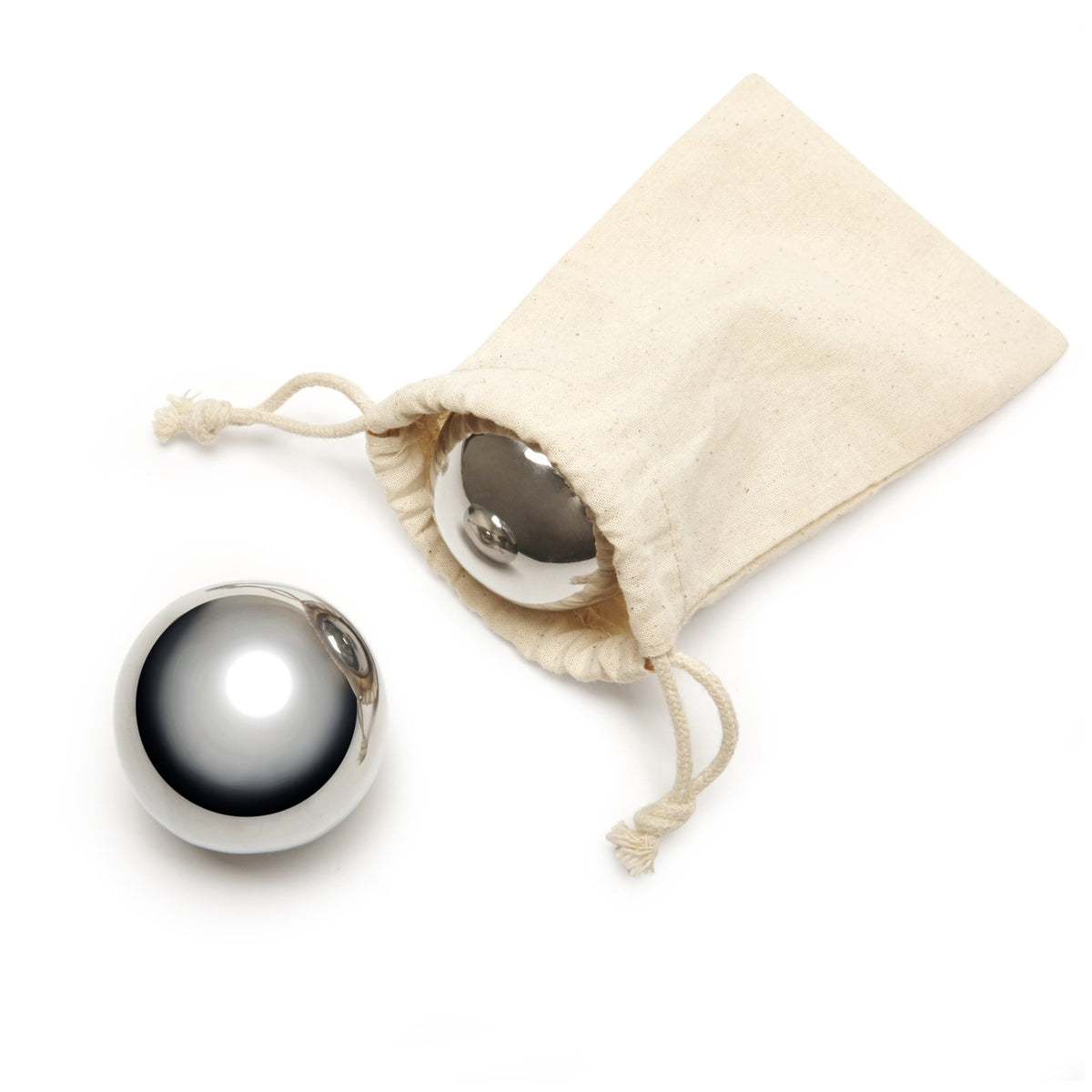 Stainless Steel Whiskey Balls (Set of 2)