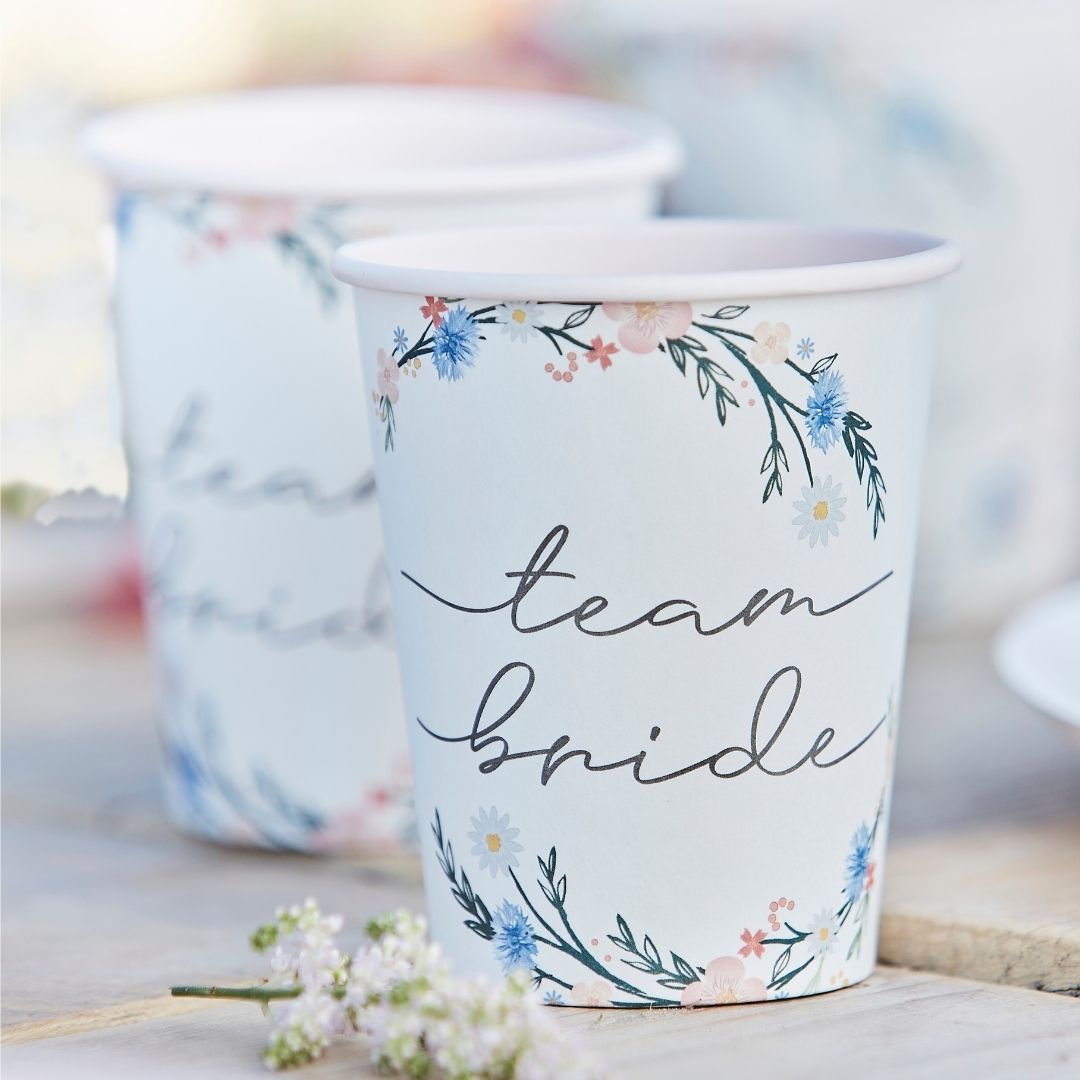 Boho Bride – Paper Cups