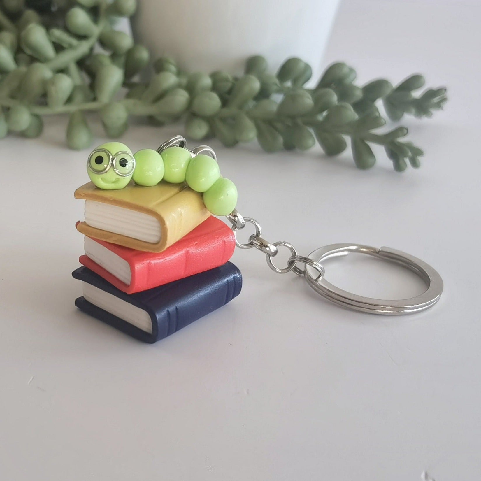 Bookworm Keyring