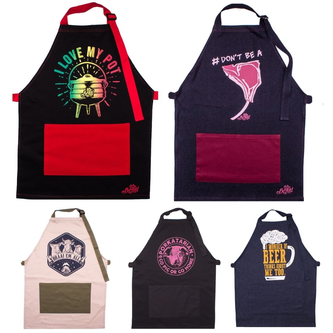 Braai & Beer Aprons (assorted designs)