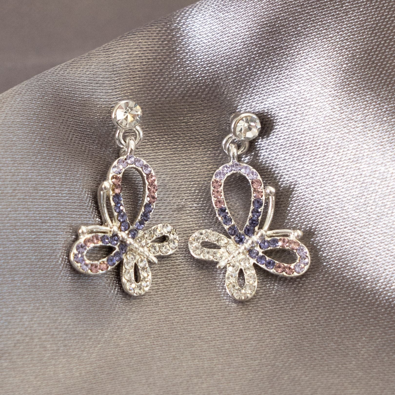 Harlequin Butterfly Earrings