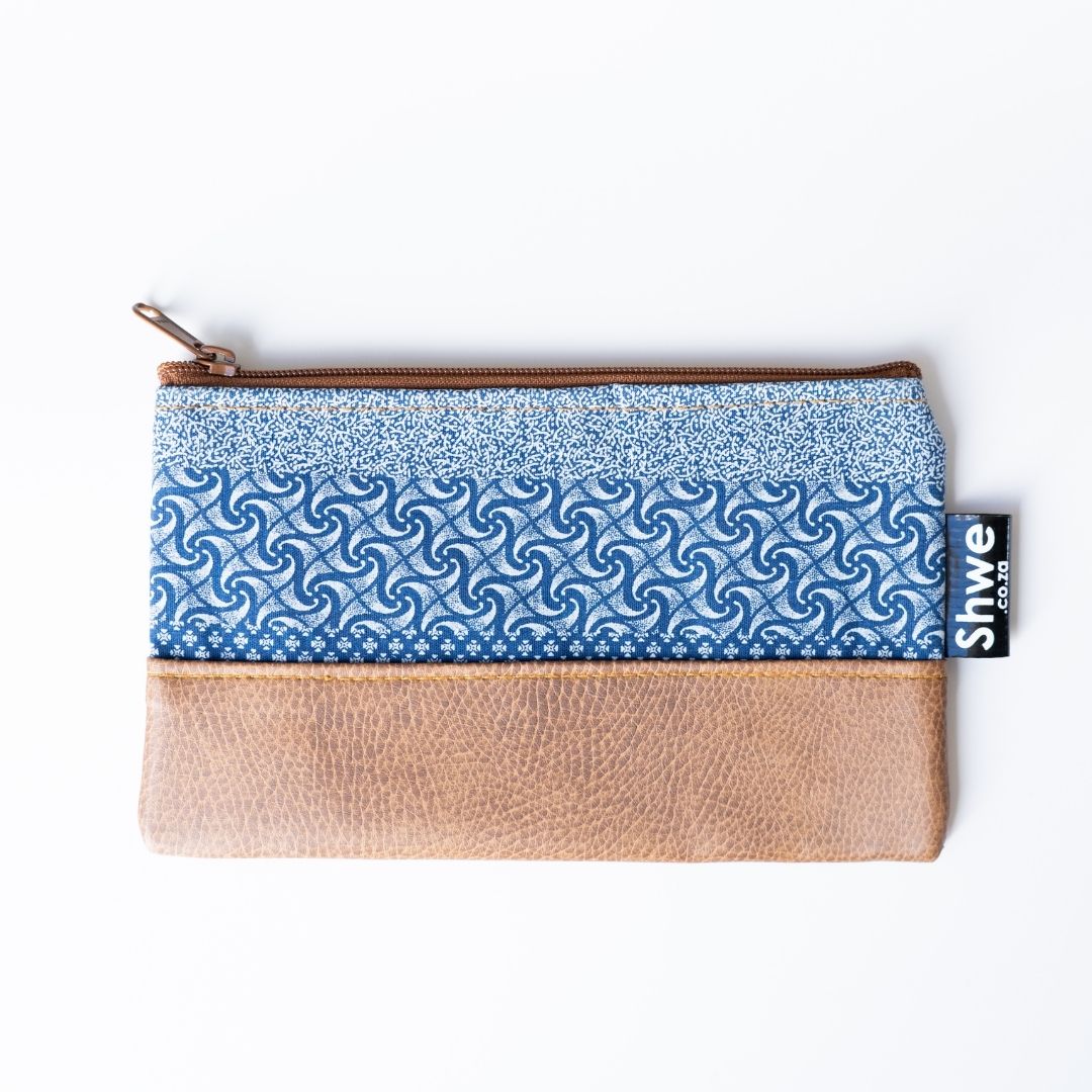 Shwe Leather-Look Clutch Bag