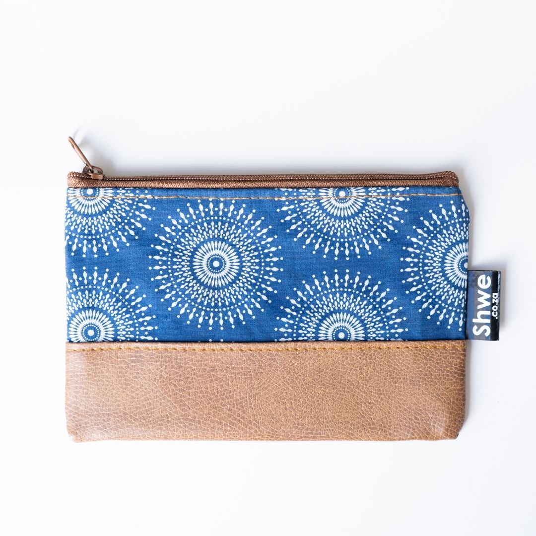 Shwe Leather-Look Clutch Bag
