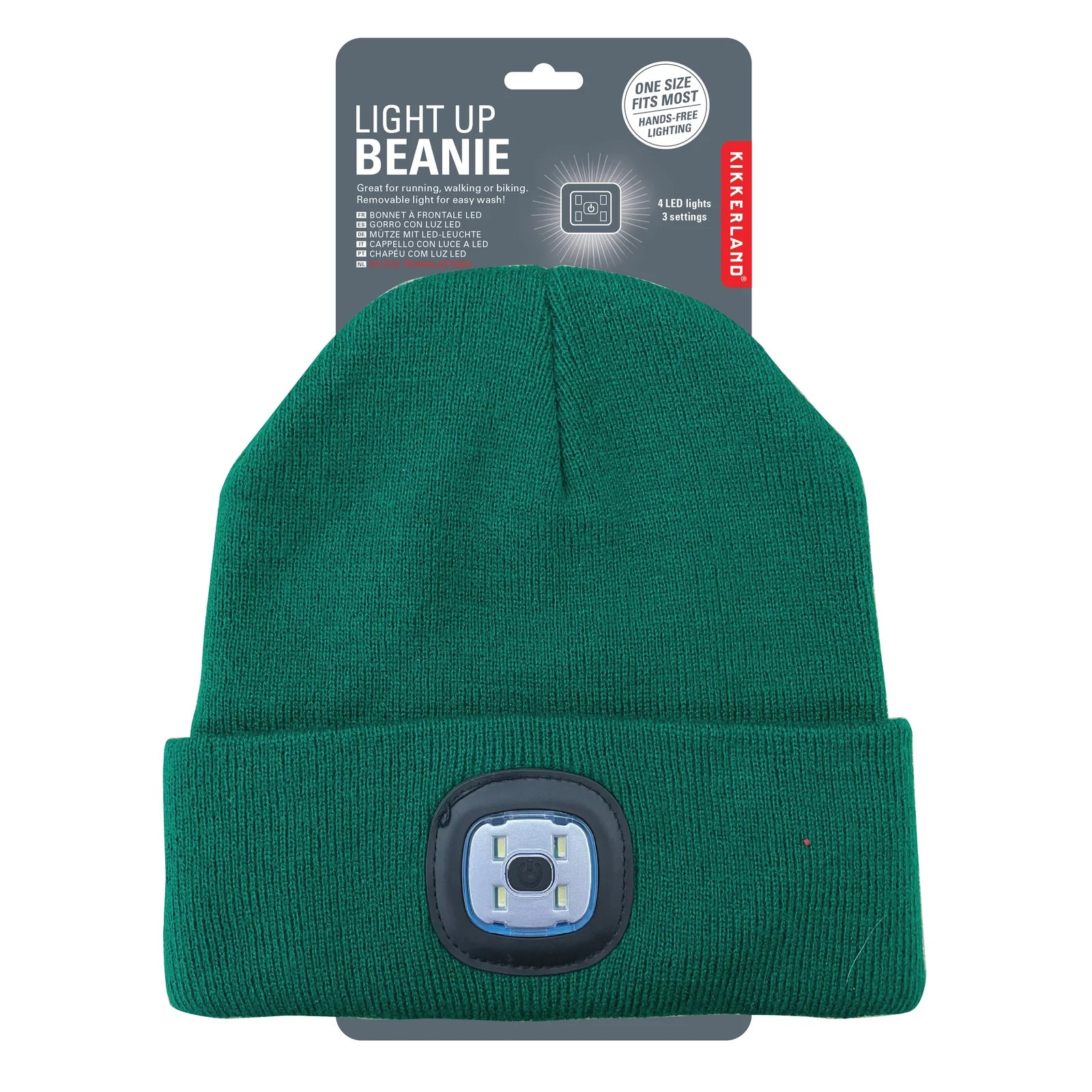 LED Light-Up Beanie (assorted colours)