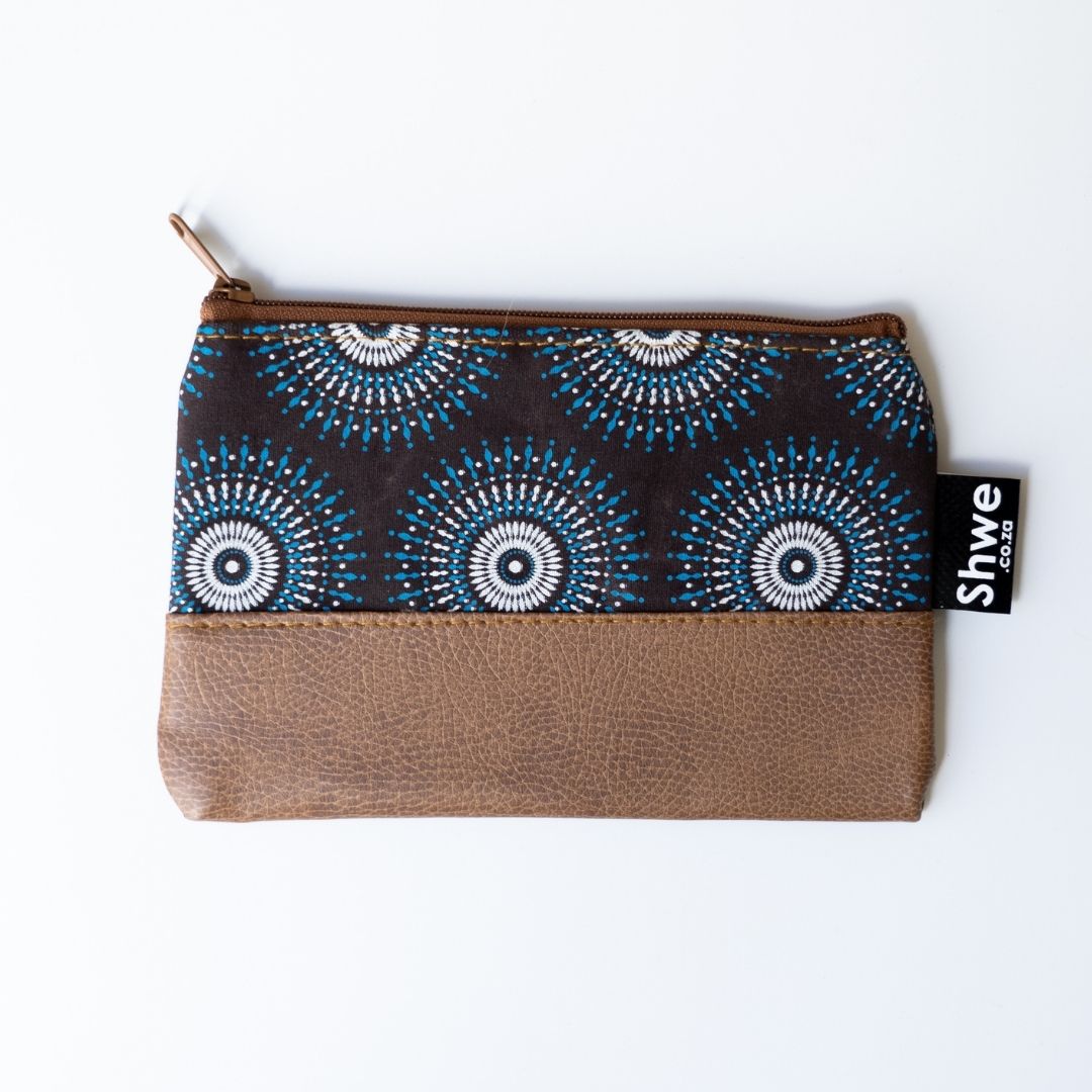 Shwe Leather-Look Clutch Bag