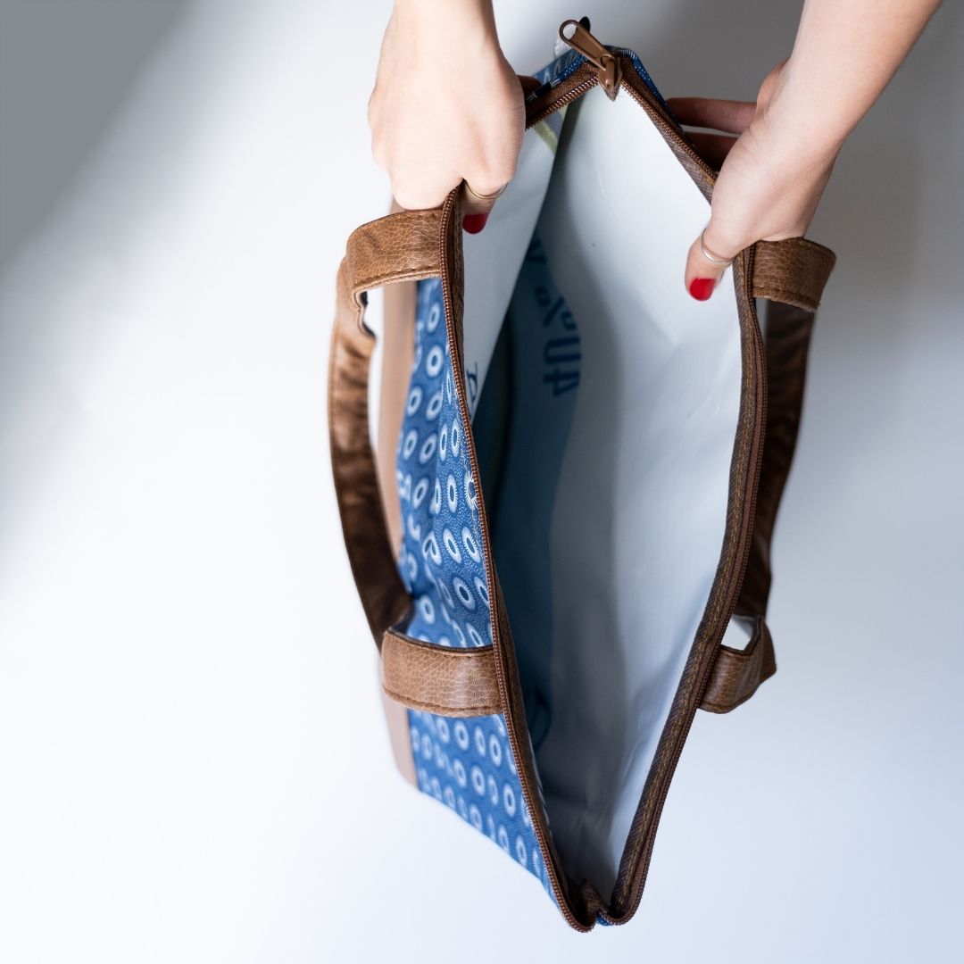 Shwe Leather-Look Tote Bag