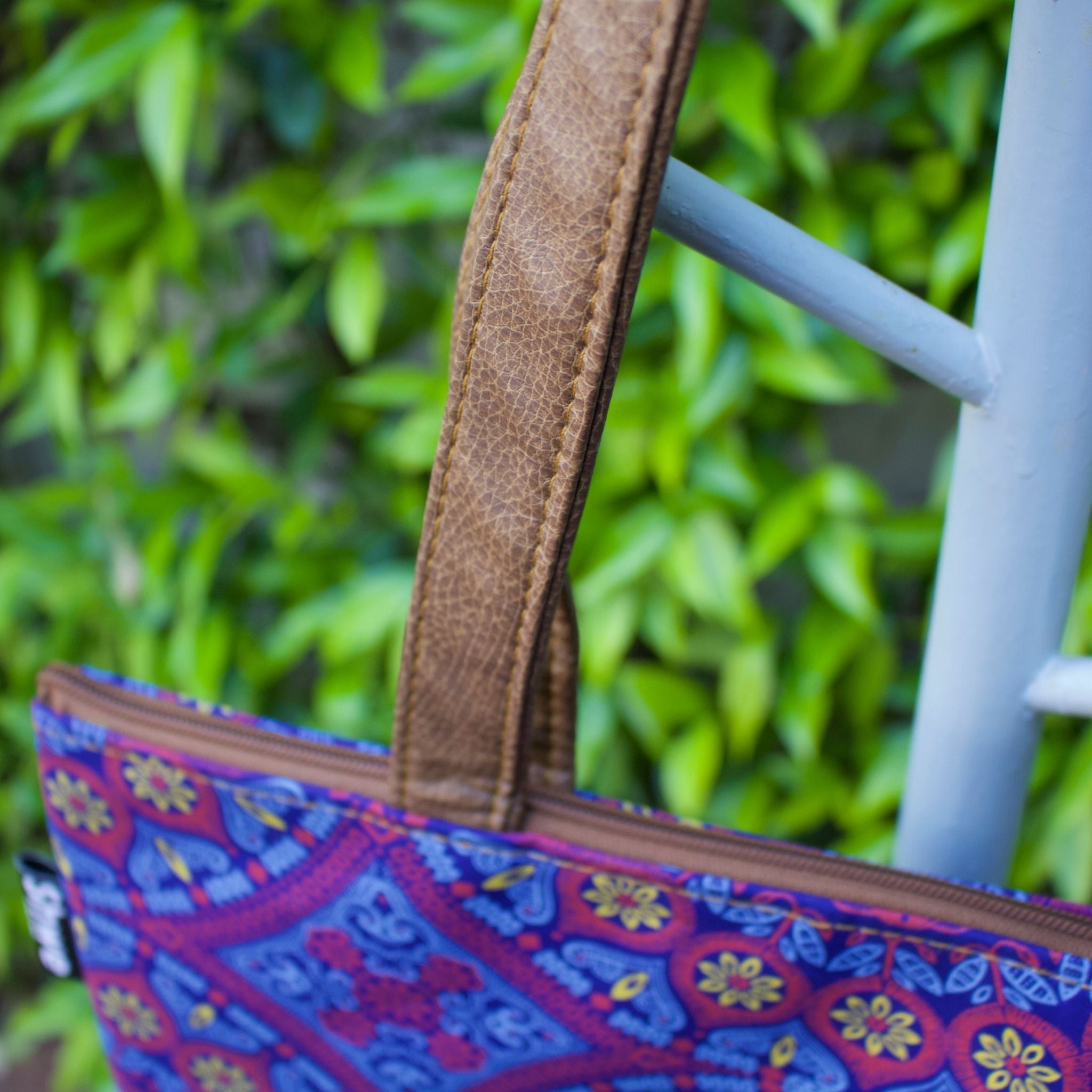 Shwe Leather-Look Tote Bag