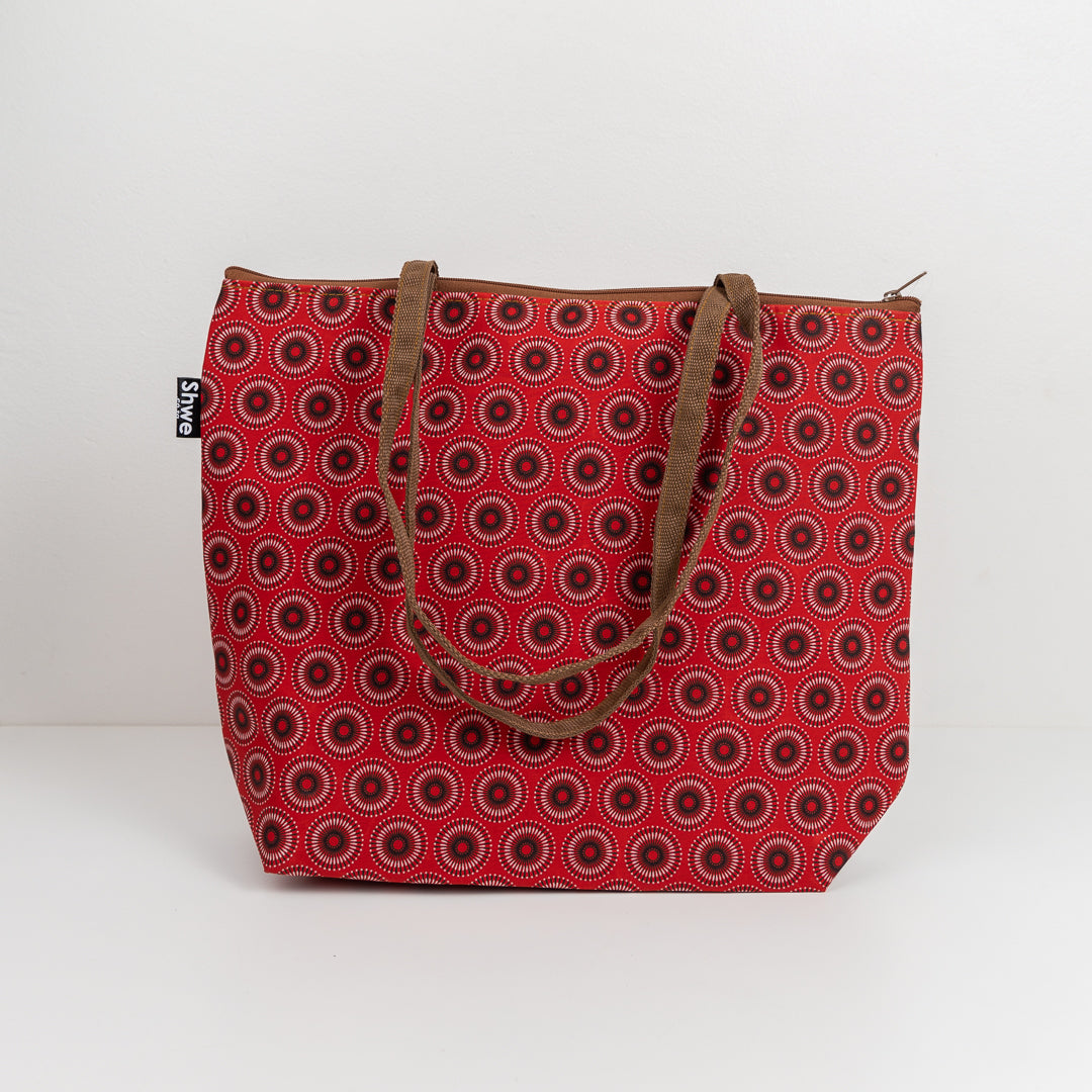 Shwe Square Zip-Up Tote Bag