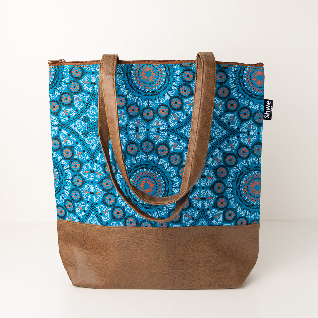Shwe Leather-Look Tote Bag
