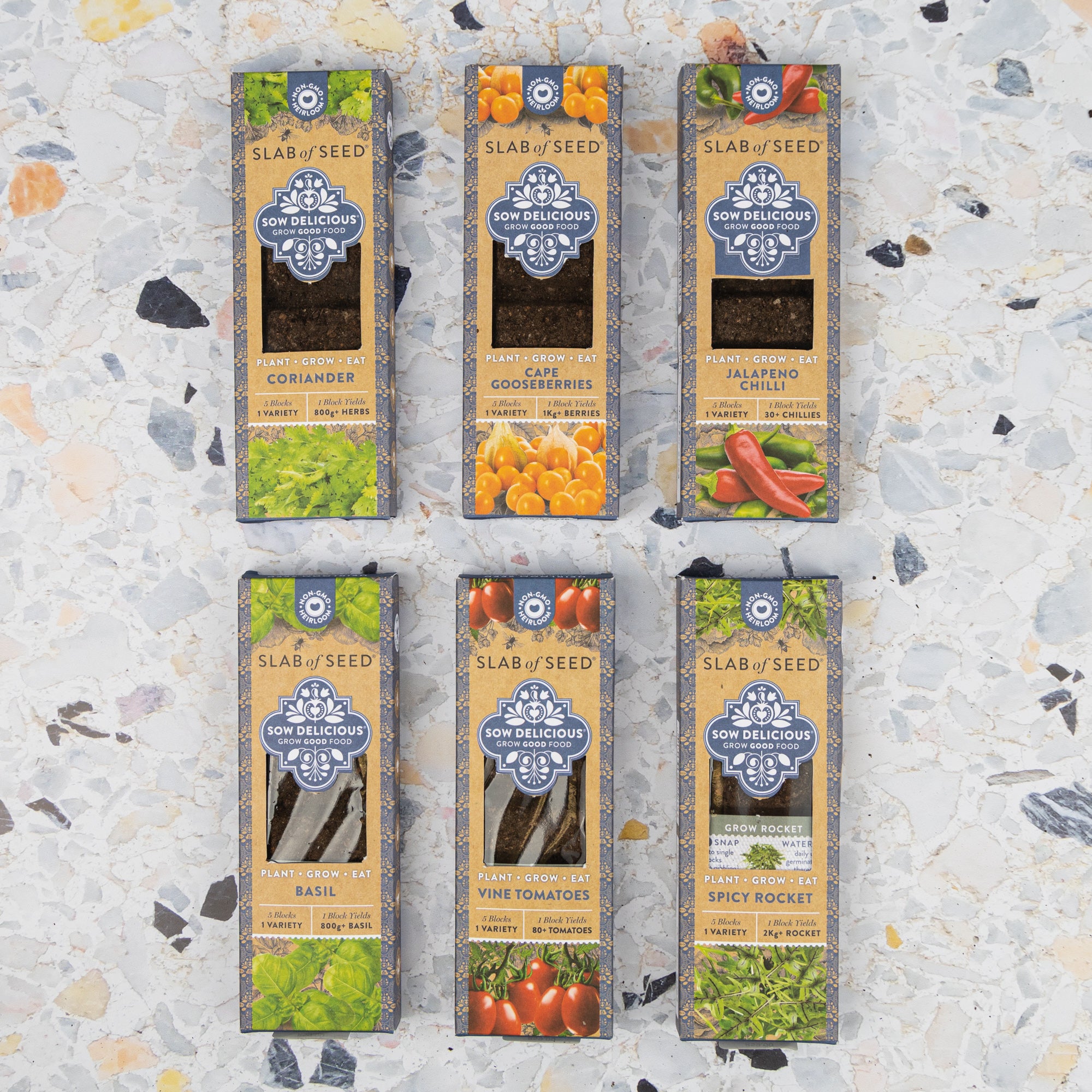 Sow Delicious Seed Slab – Pure Range (assorted)