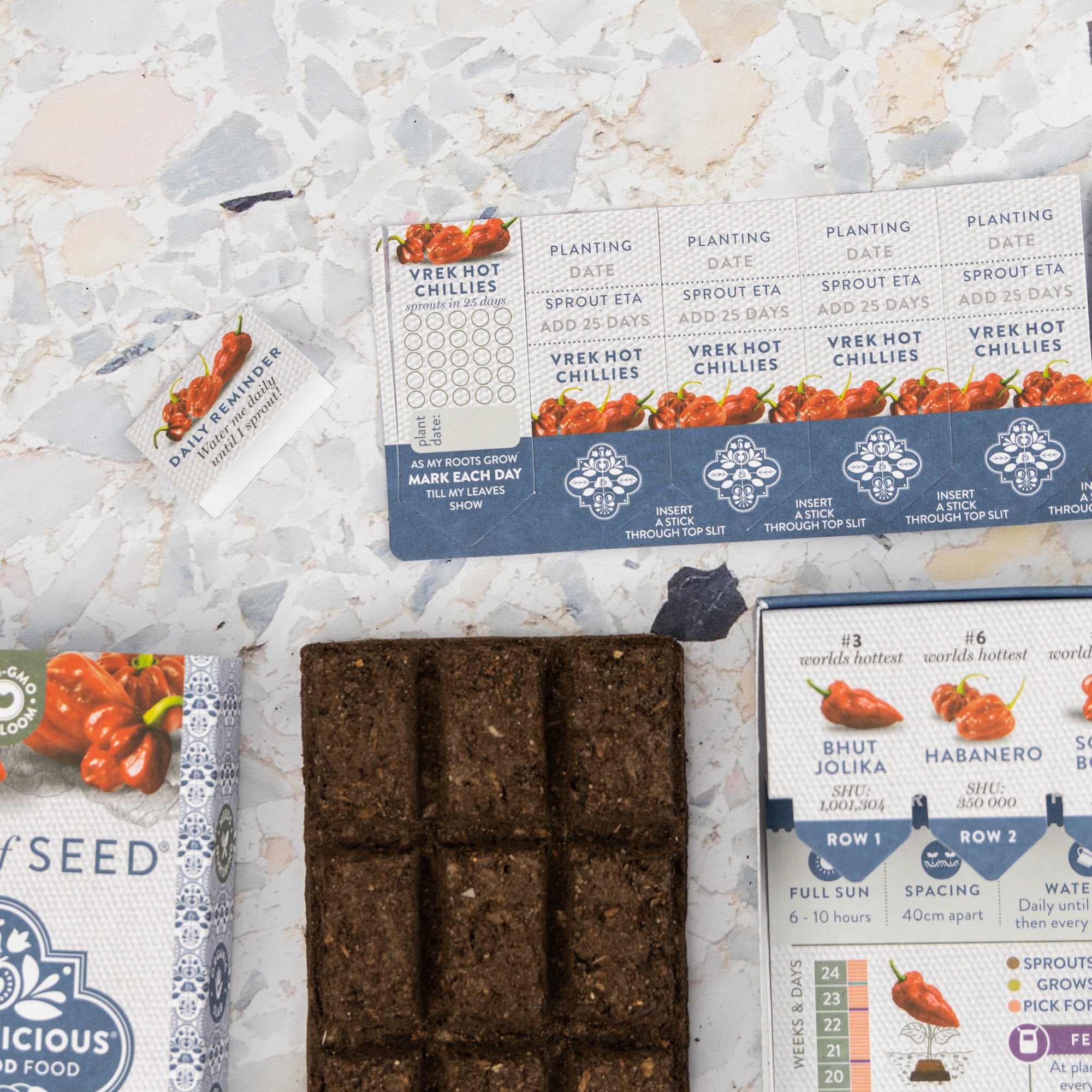 Sow Delicious Seed Slab - Artisanal Range (assorted)