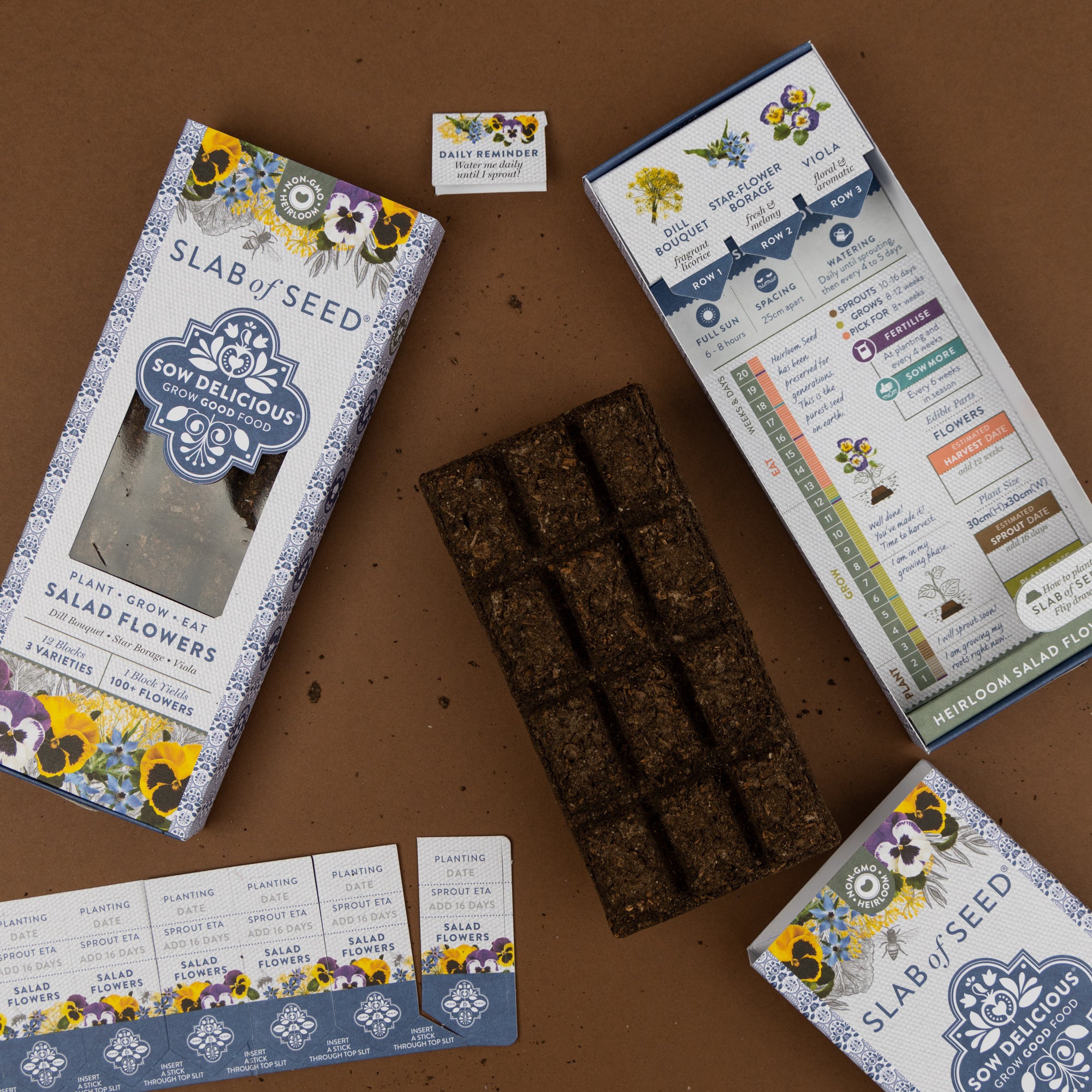 Sow Delicious Seed Slab - Artisanal Range (assorted)