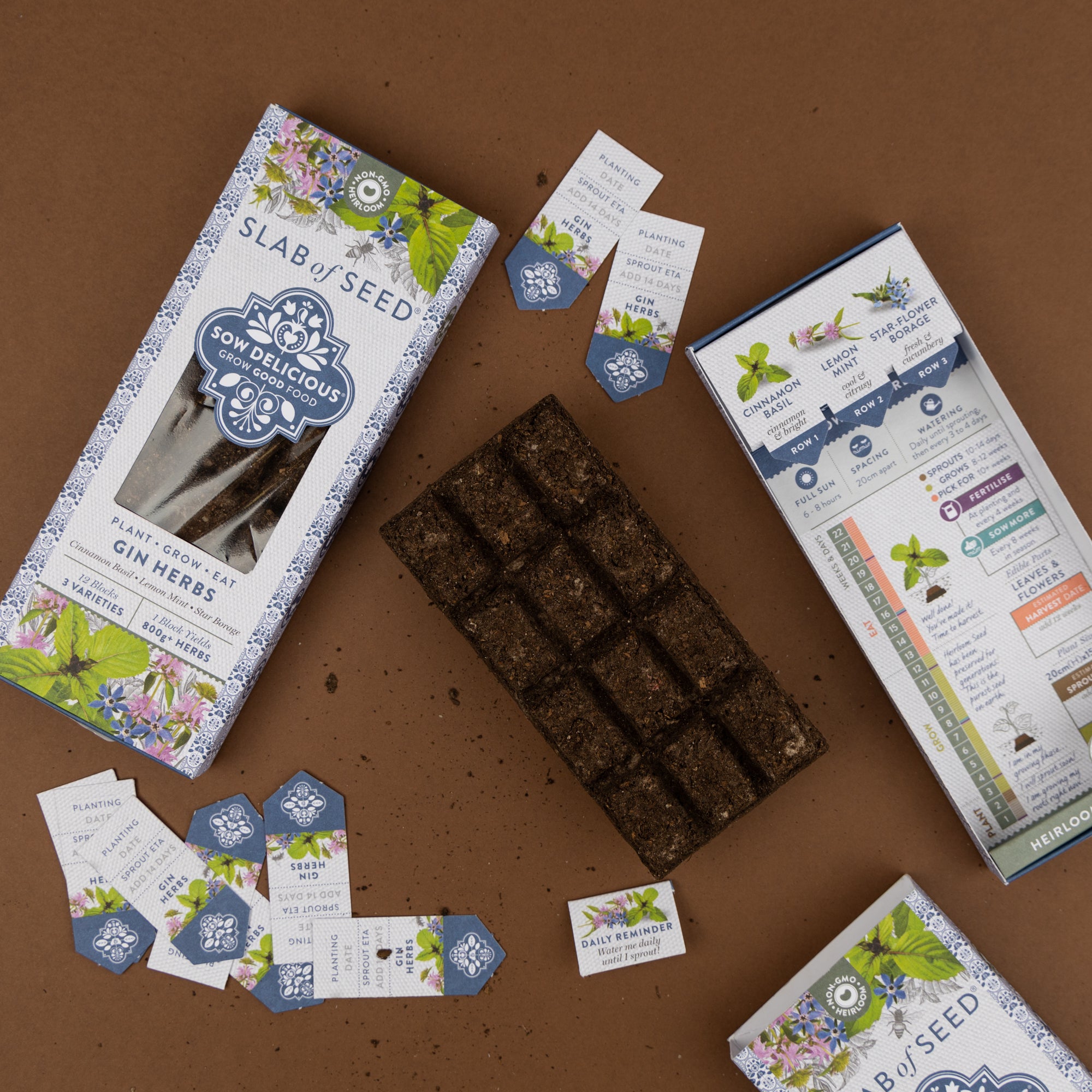 Sow Delicious Seed Slab - Artisanal Range (assorted)