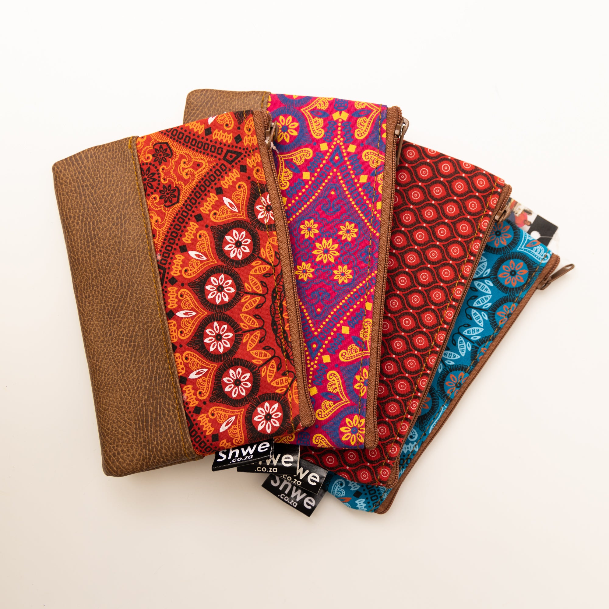 Shwe Leather-Look Clutch Bag