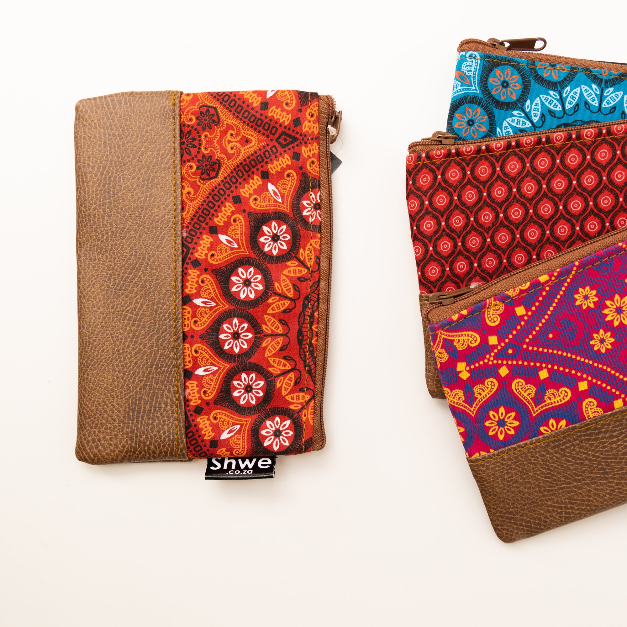 Shwe Leather-Look Clutch Bag