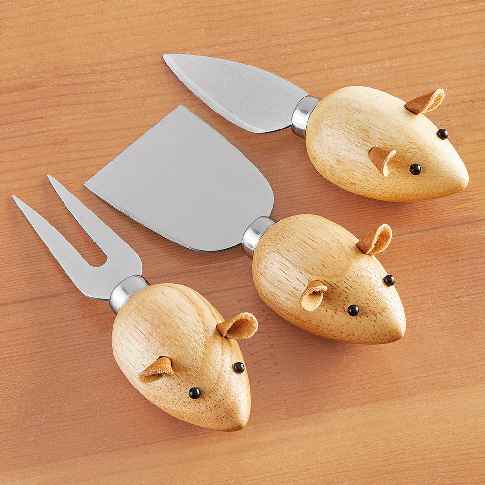 Mice Cheese Knives Set