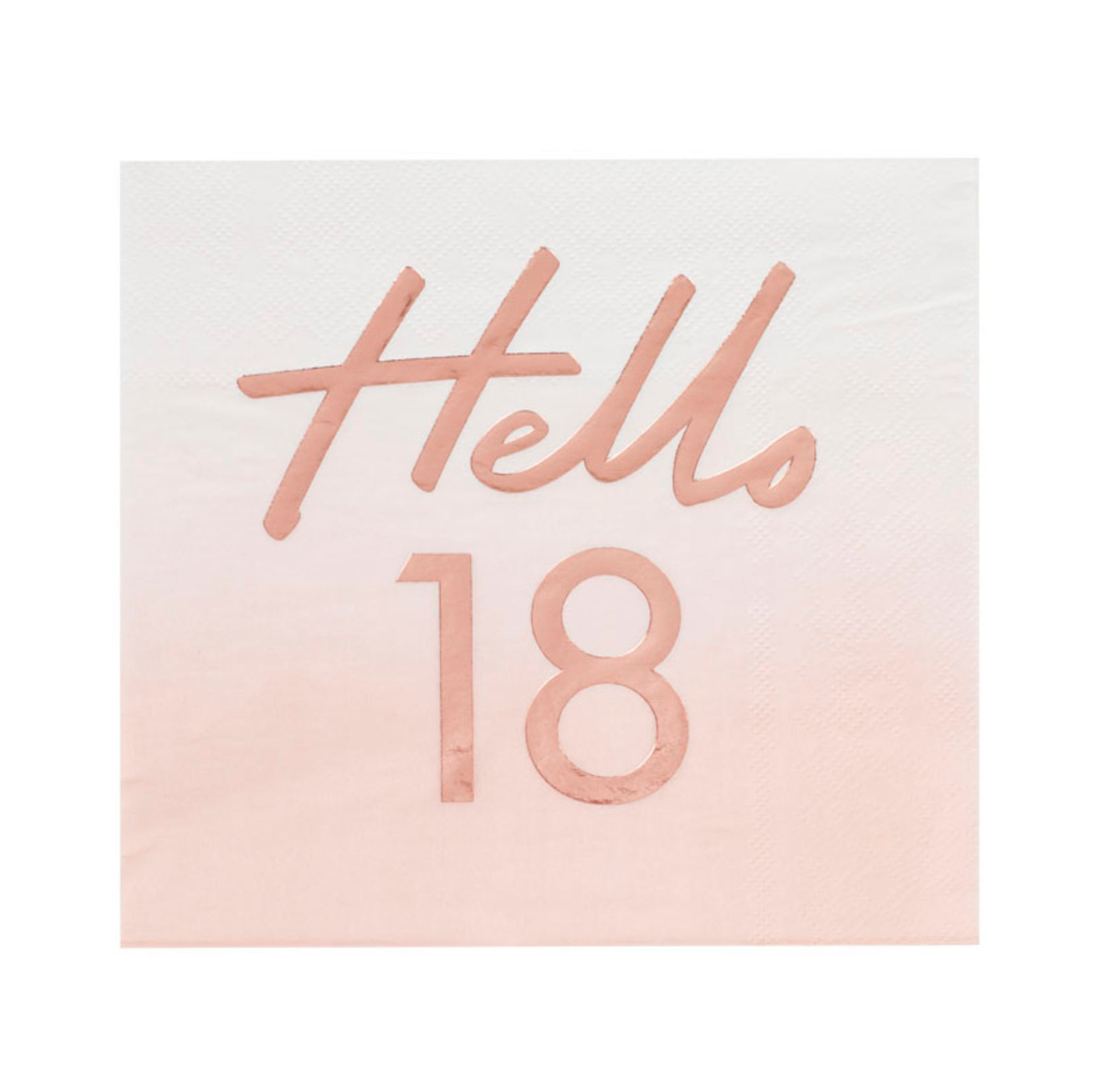 "Hello 18" Paper Napkins