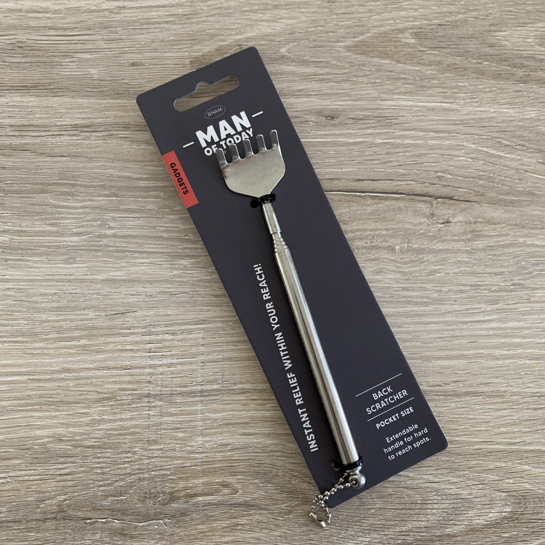 Silver Telescopic Back Scratcher