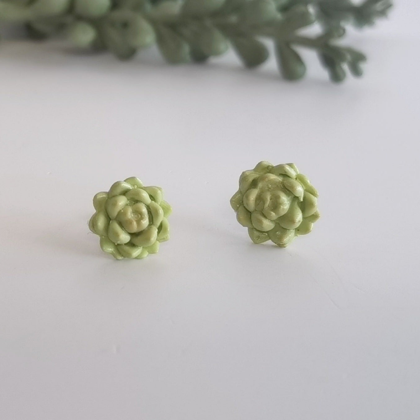 Succulent Stud Earrings