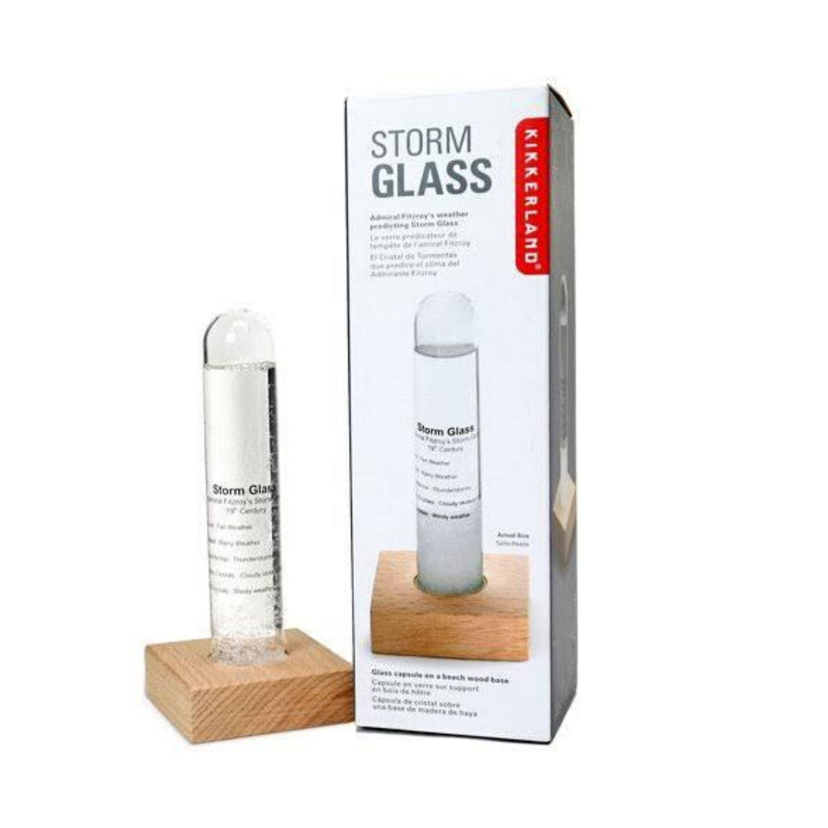 Kikkerland Mini Storm Glass Barometer