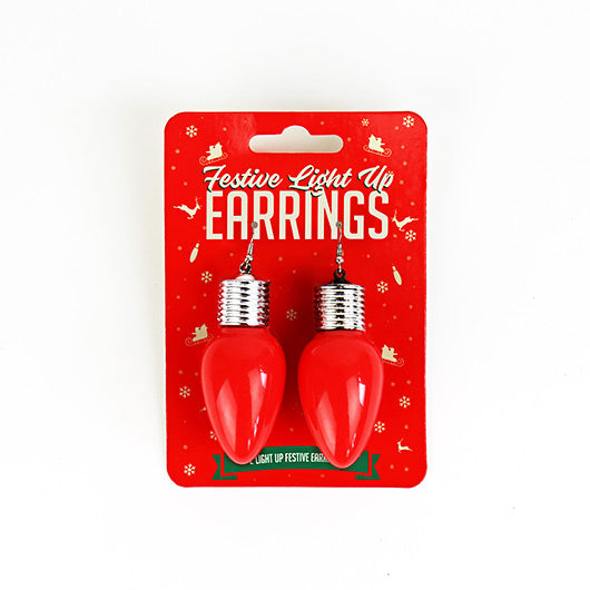 Festive Light-Up Earrings