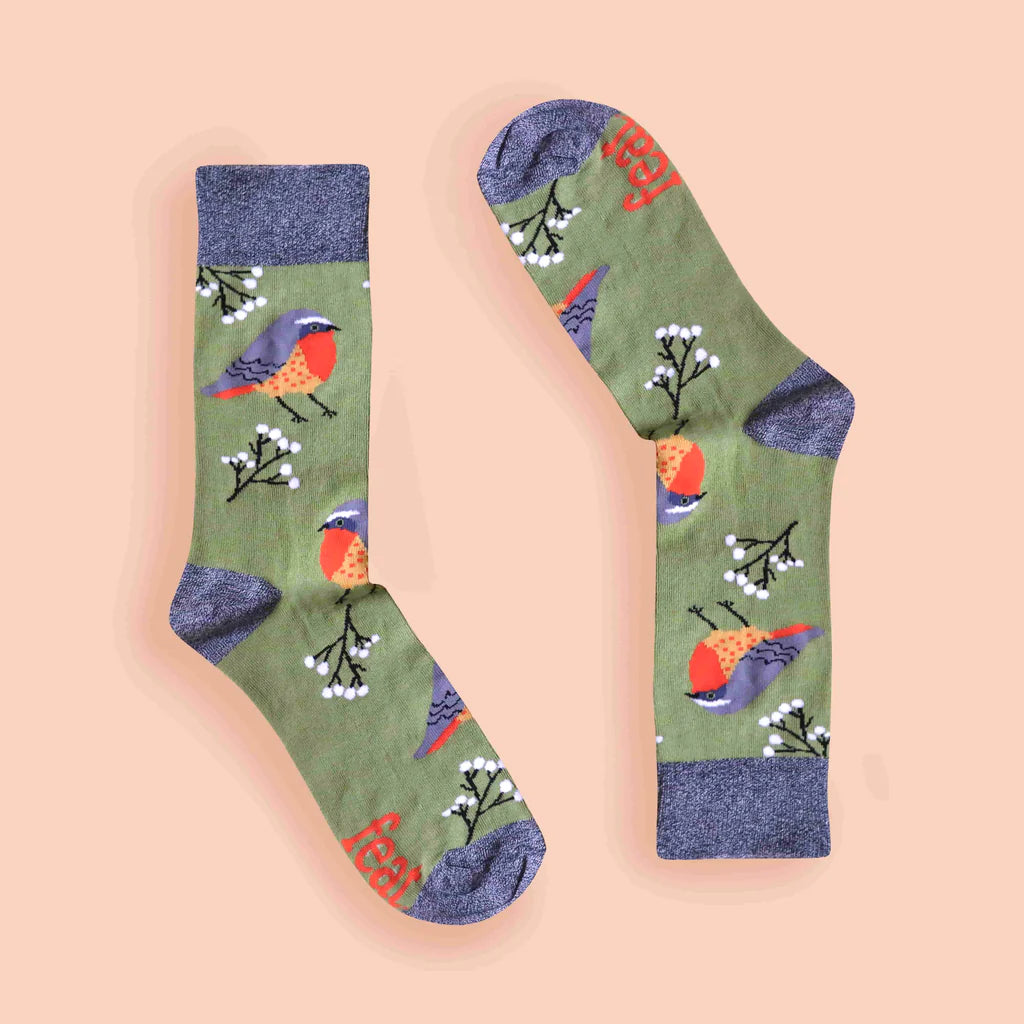 Cape Robin Socks (His & Hers sizes)