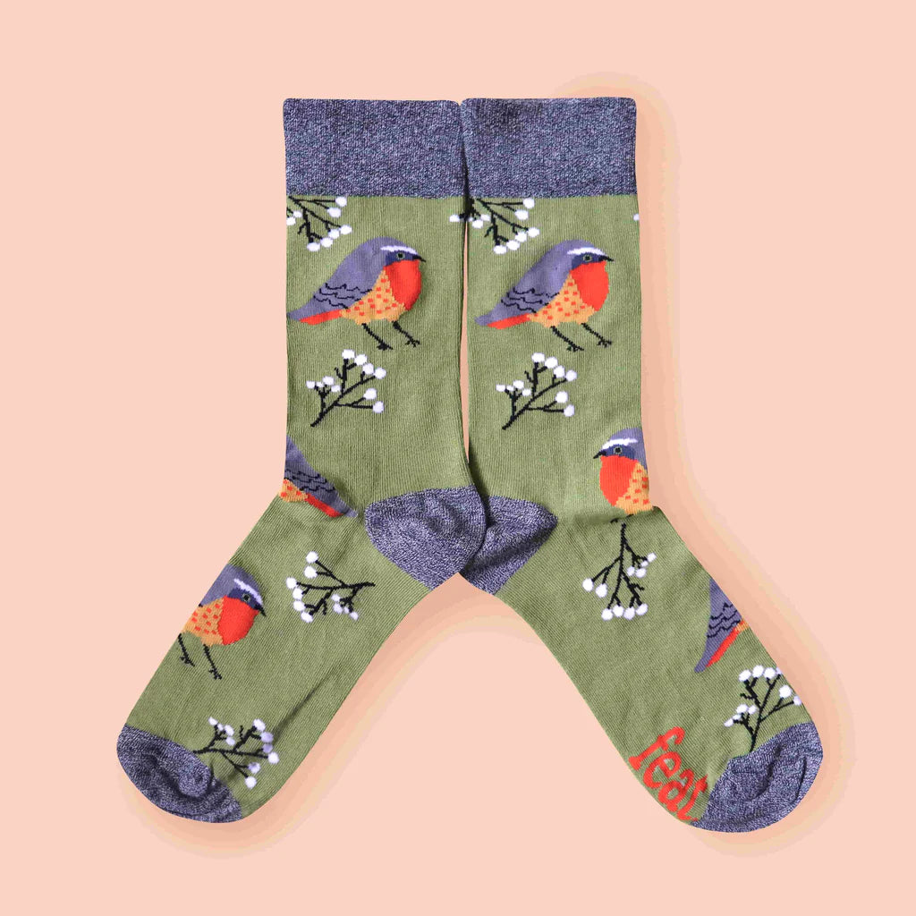 Cape Robin Socks (His & Hers sizes)