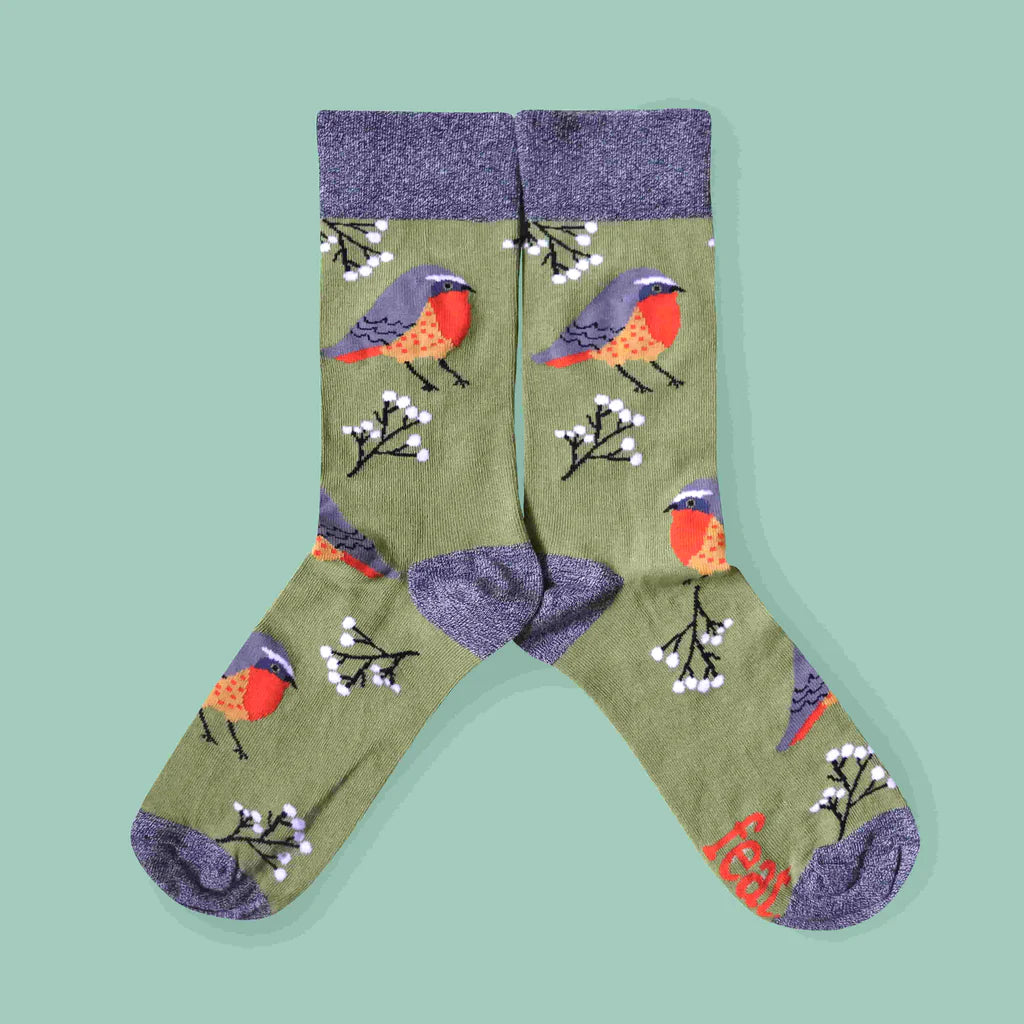 Cape Robin Socks (His & Hers sizes)