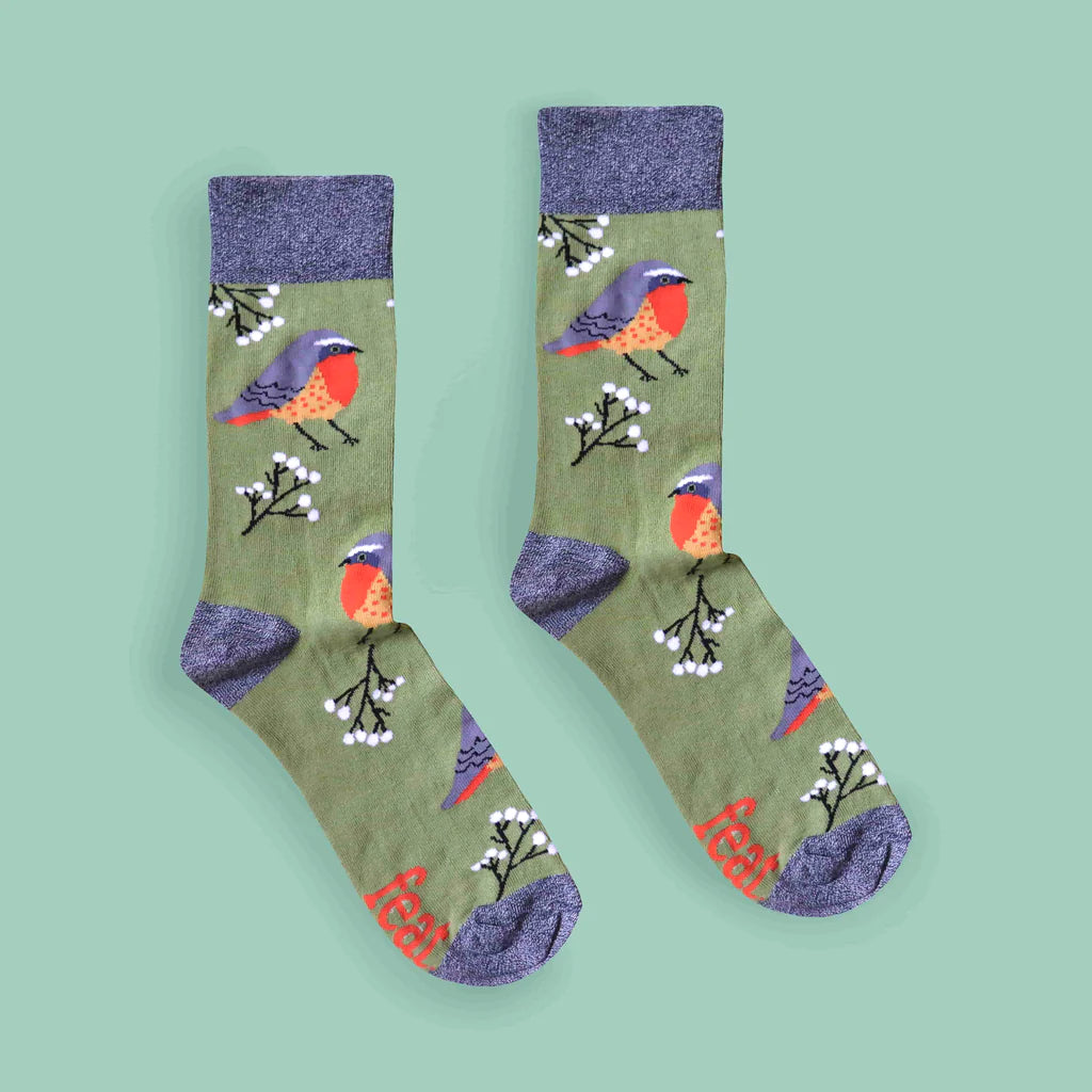 Cape Robin Socks (His & Hers sizes)