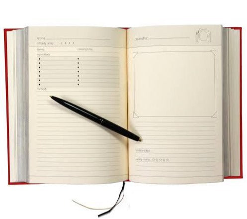 My Family Cookbook (Red or Black)