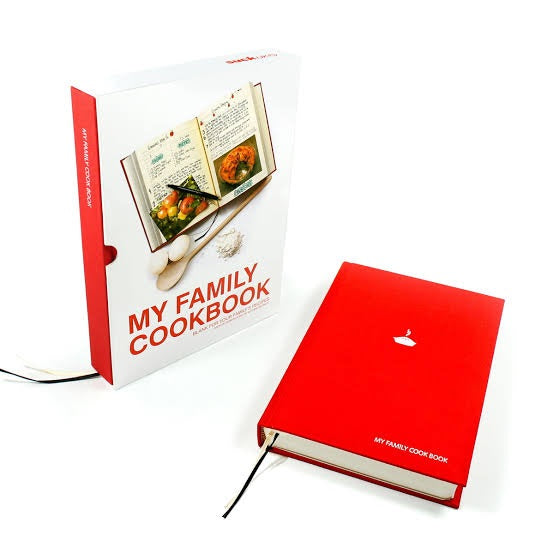 My Family Cookbook (Red or Black)