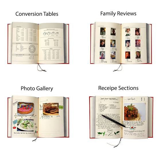 My Family Cookbook (Red or Black)