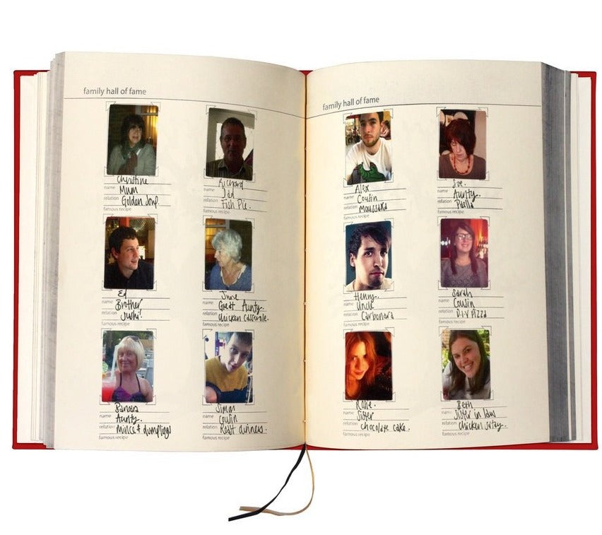 My Family Cookbook (Red or Black)