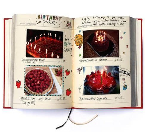 My Family Cookbook (Red or Black)
