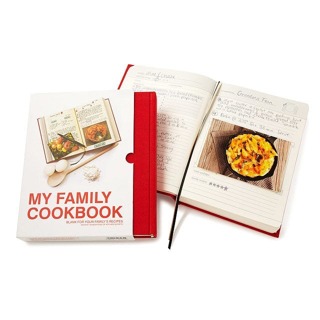 My Family Cookbook (Red or Black)