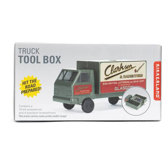 Truck Tool Box & Screwdriver Set