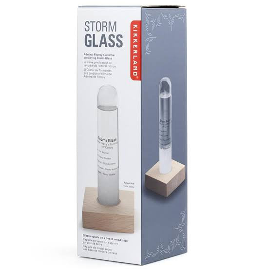 Kikkerland Mini Storm Glass Barometer